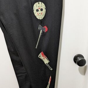 Black Friday the 13th/Jason Themed Leggings